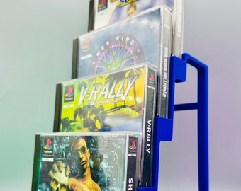 PS 1 stand / display stand for 4 games #GD-No-053