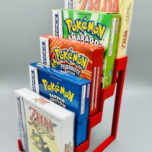 Gameboy Advance OVP Stand / Display Stand - 3D printed for 5 OVP / Modules #GD-Nr-017