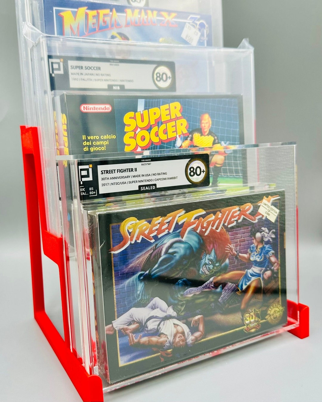 VGA/ Pixel N64SNES Stand / 3D Printed for 4x Cases / Etsy