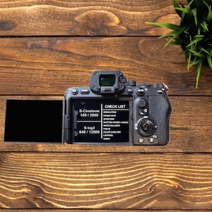 Sony A7Siii Camera // Cheat Sheet Check List Sticker