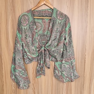 Women&#39;s Silk Fashion Top, Silk Crop Top, Luxe Evening Wear, Summer Silk Blouse, Casual Chic Top, Perfect Gift Silk Crop Top, Silk Top,