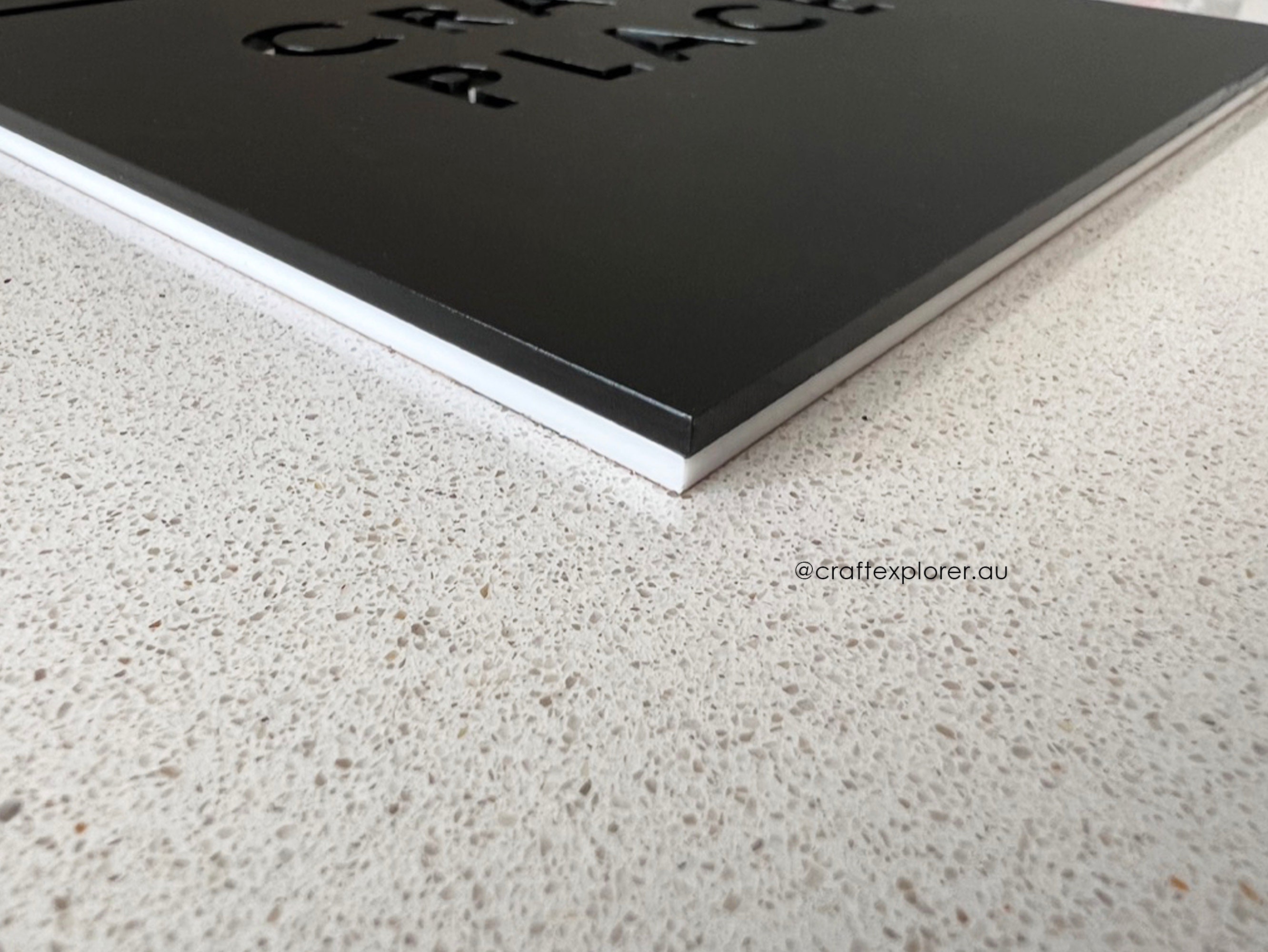 Premium Personalised House Sign Custom Double Layer Acrylic House