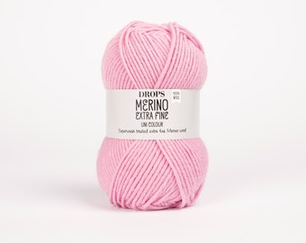 Drops Merino Extra Fine Dk Yarn (8Ply) 100% Wool Knitting Wool Merino Wool Superwash Treated