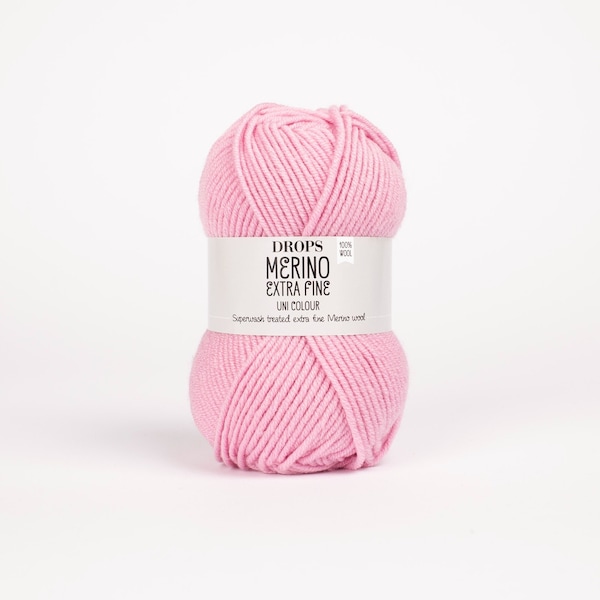 Drops Merino Extra Fine Dk Yarn (8Ply) 100% Wool Knitting Wool Merino Wool Superwash Treated