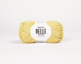 DK Linen Cotton Yarn! Garnstudio Drops Design Belle 53% Egyptian Cotton 14 Linen 33 Viscose Summer Knitting Crochet - Double Knitting, 8Ply