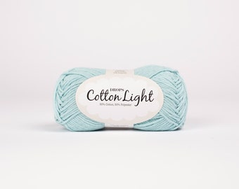 DROPS Cotton Light, 50-50 katoen-polyester garen voor breien en haken, DK katoengaren