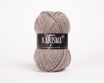 Drops Karisma Yarn A Superwash Treated Knitting Yarn Wool Classic Yarn 100% Wool Garnstudio Design 8Ply Dk Worsted 50G