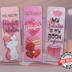 Marque-page | Saint-Valentin | Papier cartonné et plastification de qualité | Cadeaux lecteurs | Club de lecture | Accessoire pour livre | Cadeaux | Romance | Cadeau lecture