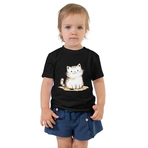 Toddler Cute Cat Shirt Kids Kitties T Shirt Kitty Shirt Kitten Shirt