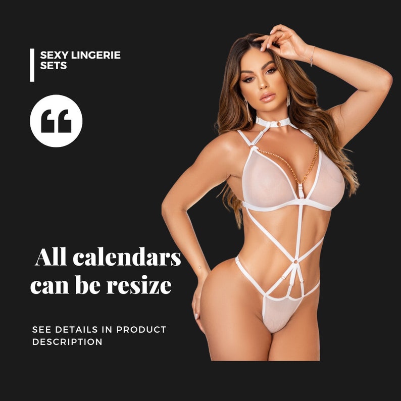 2024 Lingerie Wall Calendar 2024 Brazilian Lingerie Calendar Etsy Canada