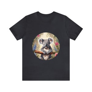 Koala Cottagecore T-Shirt, Wild Flower TShirt, Forestcore T Shirt, Australian Native Animal T-Shirt, Cute Koala t-shirt