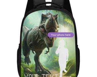 Personalized T-Rex Chase Backpack