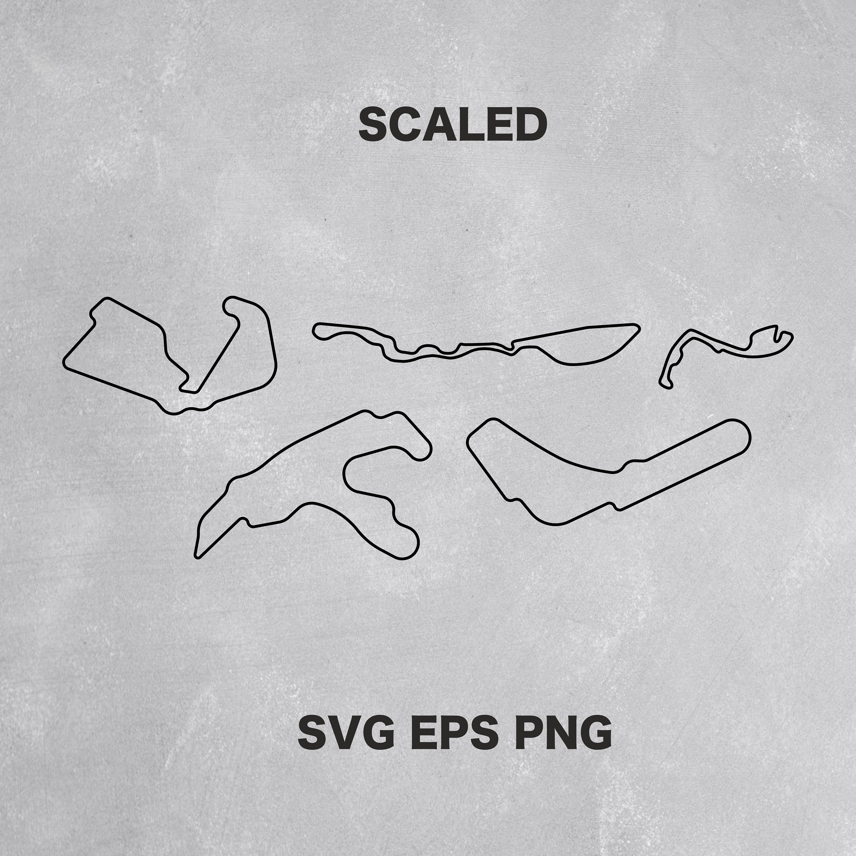 F1 Track Stickers Svg F1 2023 Circuits SVG EPS PNG Scaled Etsy Canada