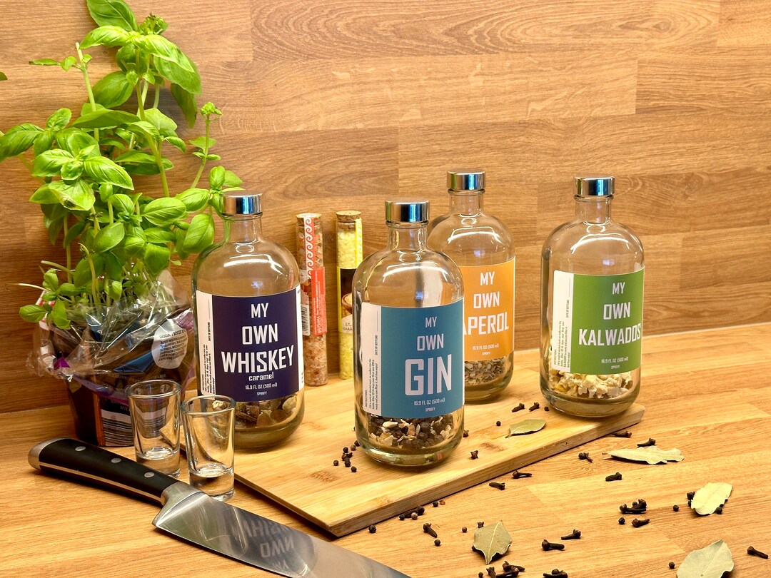 Gin Infusion Kit Christmas Gifts for Him and Her Herbal Etsy