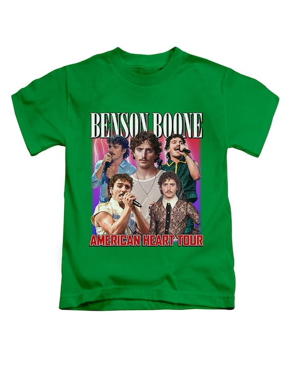 【即購入可】benson boone American heart 公式tシャツ Benson Boone American Heart Unisex T-Shirt All Size S To 5XL