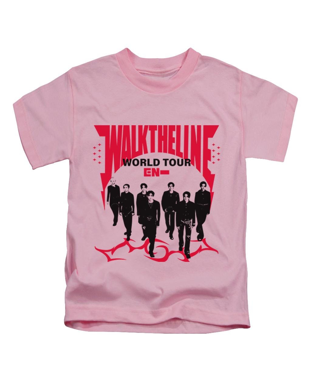 Enhypen Walk the Line Adults T-shirt Cute K Pop Top Tee