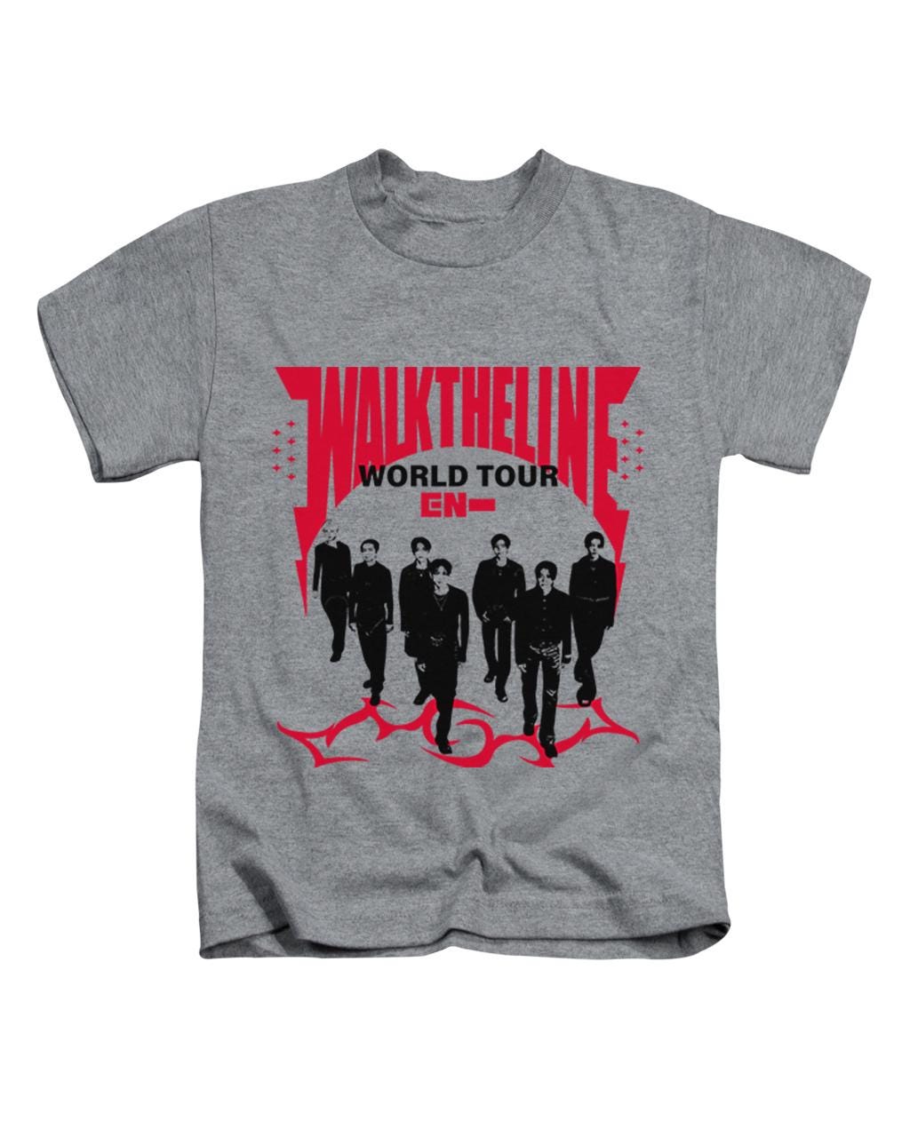 Enhypen Walk the Line Adults T-shirt Cute K Pop Top Tee