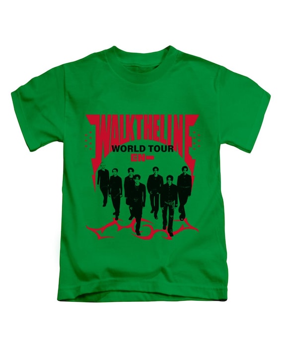 Enhypen Walk the Line Adults T-shirt Cute K Pop Top Tee