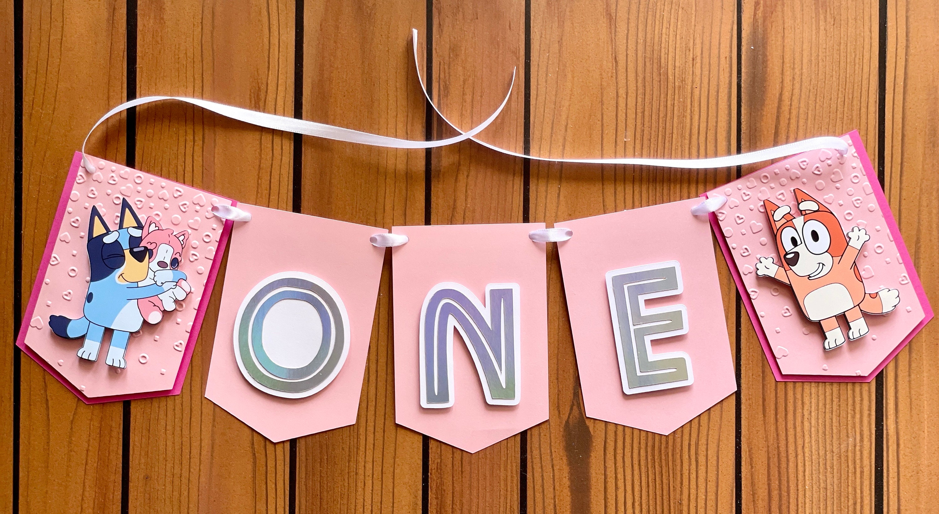 Bluey Bingo Highchair Banner