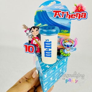 Lilo & Stitch Party Favor Set of 5, Lilo Stitch Birthday Party Favors, Caixinhas Personalizadas Lilo e Stitch