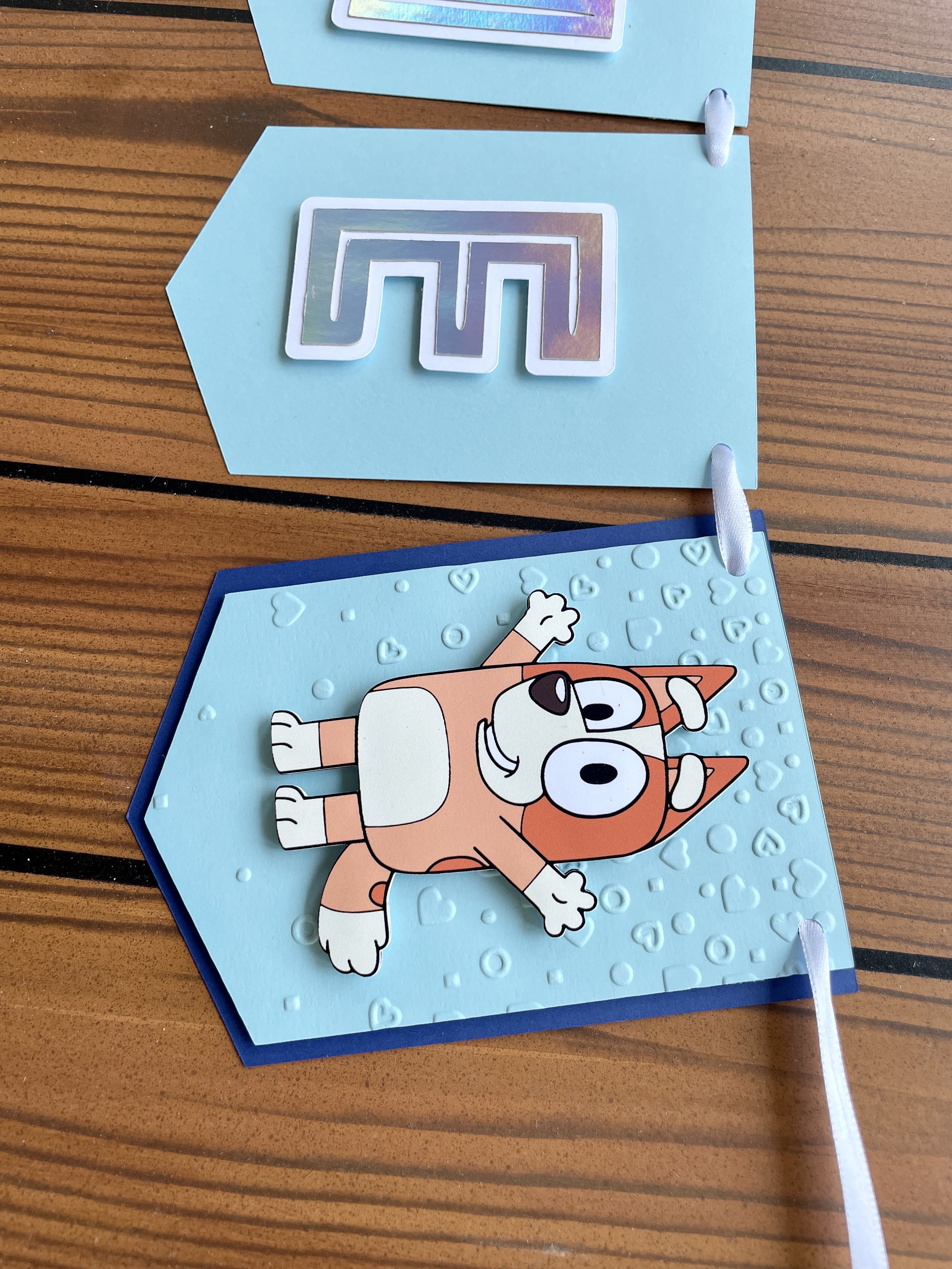 Bluey Bingo Highchair Banner