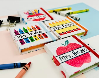 Teacher Sticky Note Holder, Customizable Notepad, Custom Teacher Sticky Note, End of Year Gift, Teacher Appreciation Gift, Back to School