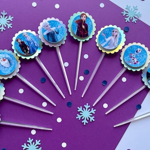 Frozen II Dimensional Cupcake Topper 10pc, 20pc, 30pc