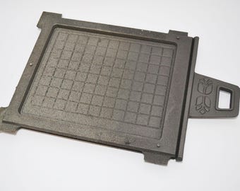 Luftregulierung aus Gusseisen Rauchzugregulierung Drosselschieber Kaminschieber Schornsteinschieber Schornsteinklappe 26,5 x 36,5 cm - SZ007