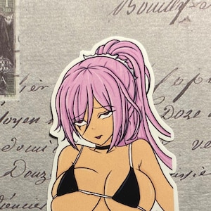 Adesivo Anime Pink Girl