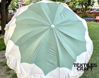 Handmade Garden Parasol Umbrella | Outdoor Patio Sun Shade | Decorative Boho Wedding Umbrella