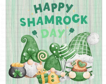 Feliz Día del Trébol, Día de San Patricio, Gnomos Verdes, Regalo, Sublimación, Fondo PNG, Descargar