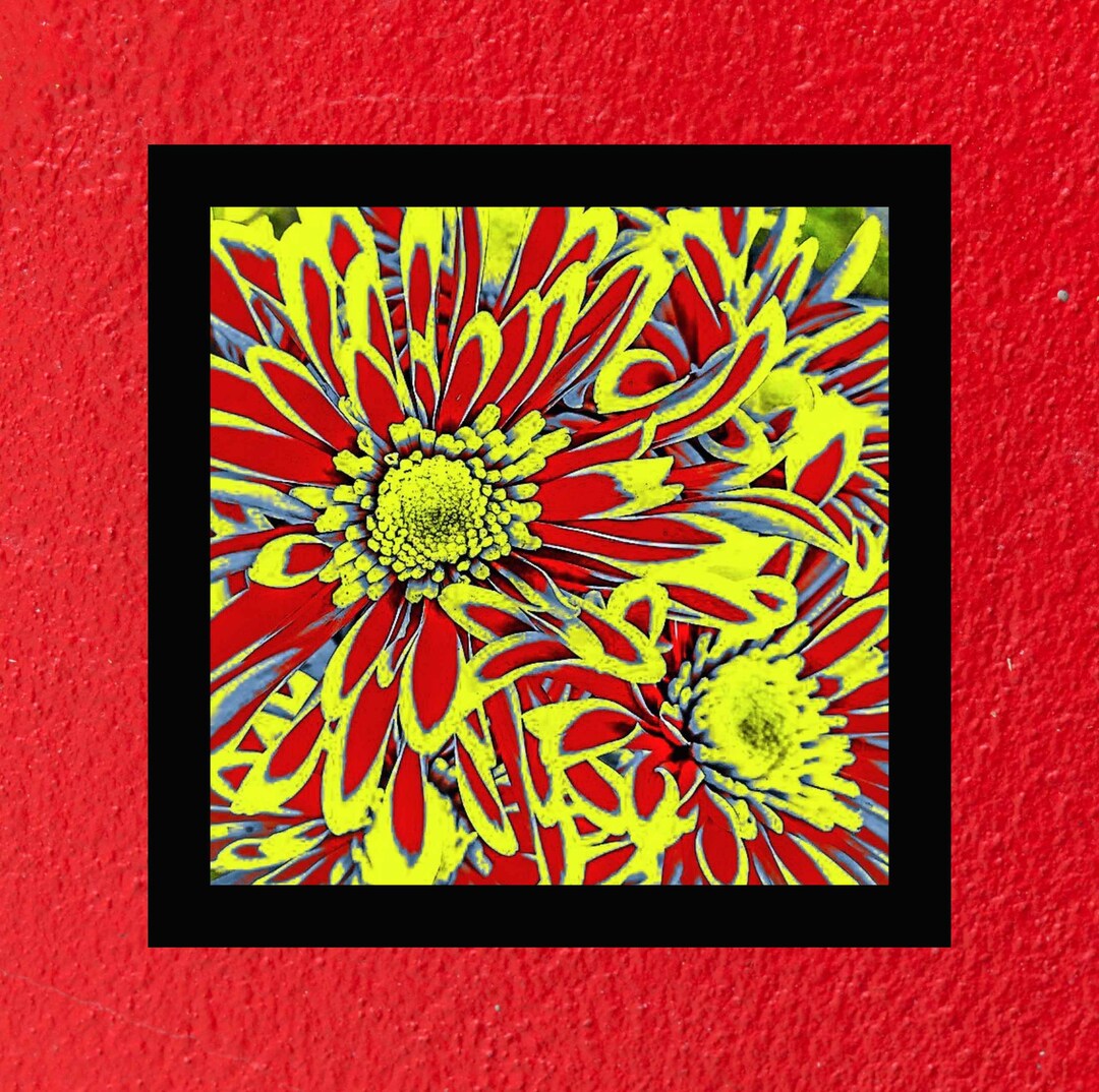 Flower Artistic Creation Wall Art Modern Art Digital Etsy