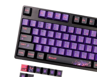 Ghost Keycap Set: 140 PBT Dye-Sub KCA Profile Keycaps