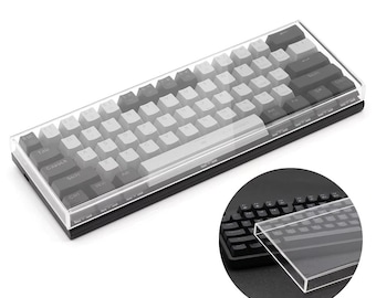 Acrylic Keyboard Case Mechanical Keyboard Dust Cover For 60/61/64 96 98104/108