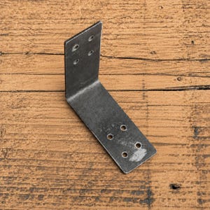 Escuadra angular de acero de alta resistencia – Conector en L de 3,5 mm de espesor para estructuras de madera, mesas, estantes y muebles – 2 tamaños