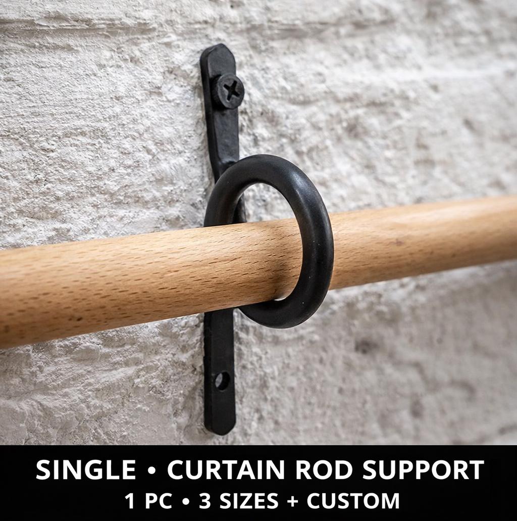 2 Pièces Support Tringle Rideaux, Supports pour Tringles à Rideaux