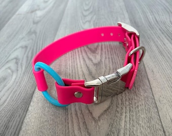 Biothane ® Ecollar strap Quick release buckle with bungee 3/4" | Ecollar Technologies | fully adjustable
