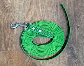 Grippy Rubber Dog tracking line | Dog Lead | Strong Dog Lead | Recall Lead | Long line | Tracking Lead | No handle