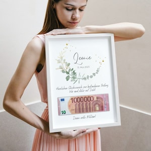 Regalo in denaro per esame superato Abitur Bachelor Master idea regalo ragazzo ragazza figlio figlia idea regalo in denaro creativo Abi certificato di fine scuola