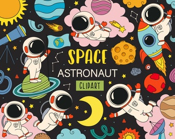 Astronaut Svg Png Bundle, Astronaut with rocket svg,kid astronaut svg, Universe Svg, Spaceman svg, Space SVG, Cute Astronaut Svg, Planet