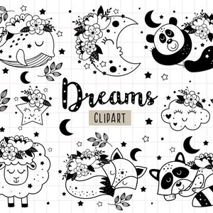 Animal avec couronne de fleurs, Svg fleur animal, décoration de chambre de bébé, impressions bébé animal pour chambre de bébé, baby shower, baleine, ours, mouton, renard, raton laveur