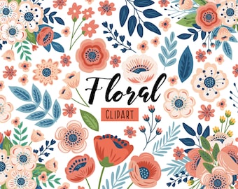Blumen SVG Bundle, süße Blumen svg, Retro Blumen svg, Floral svg, Blumen Clipart, Hochzeit, Blätter, Botanische Blume Clip Art, Vektor SVG PNG