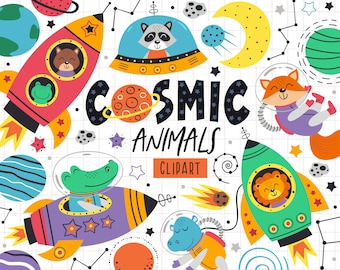 Space svg Planet svg Rocket svg Animals svg Alien svg Star svg UFO svg Astronauts Rocket Ship svg Animals in space  Outer space clipart