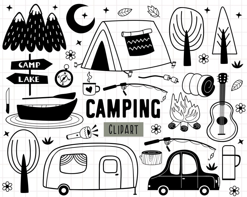 Camping SVG Bundle, Camping Life Svg, Happy Camper Svg, Adventure Svg ...