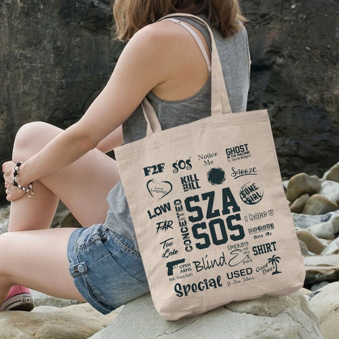SZA SOS Tote Bag SOS Album Cover Bag Rap R&b Good Days Sza Etsy
