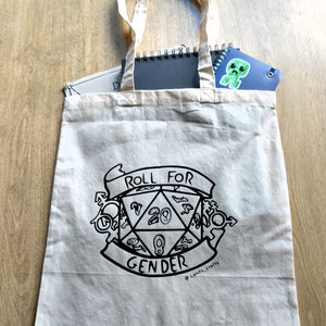 Tote bag geslacht dobbelstenen
