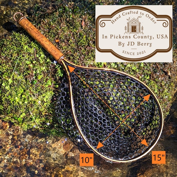 Hand Crafted Fly Fishing Net, Small Landing Net Made in the USA