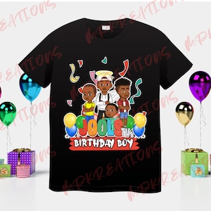 JoolsTV Birthday Shirt PNG file | birthday boy | mom of birthday boy | family of bday boy | dad of birthday boy