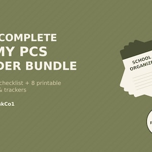 Complete Army PCS Binder Bundle | 190-Item Checklist + 8 Printables (PDF)