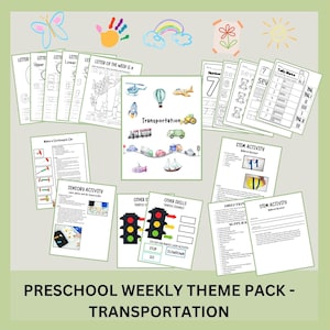Preschool Curriculum Preschool Worksheets Homeschool - Etsy